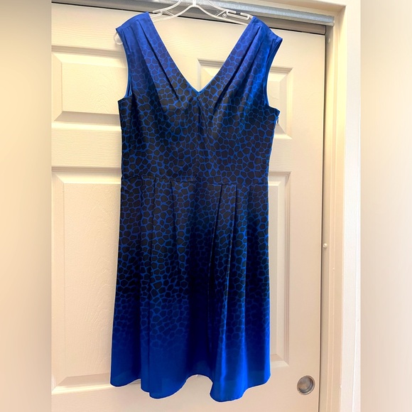 LOFT Dresses & Skirts - NWT LOFT Blue/black A-line dress (size 10)
